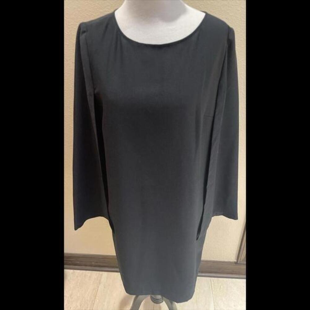 BB Dakota BF48240 Womens‎ Shift Mini Dress Black Size Small Open Sleeve